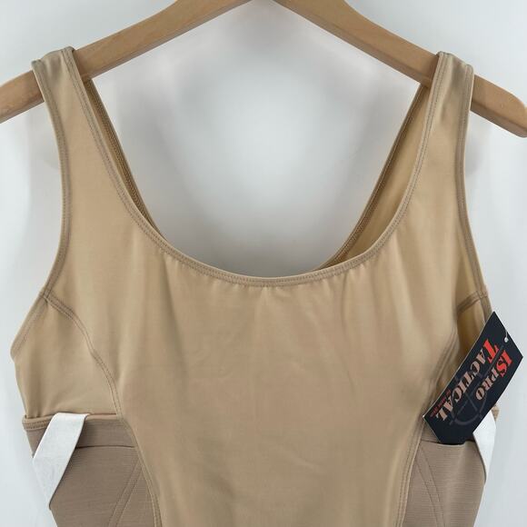 I.S.PRO TACTICAL INSTA SLIM Tank Top Size Extra Large Holder Scoop Nude NWT - Picture 7 of 9